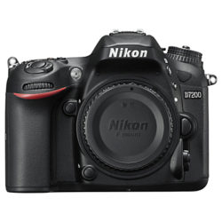 Nikon D7200 DSLR Camera, 24.2 MP, HD 1080p, Built-in Wi-Fi, NFC, 3.2 LCD Screen, Body Only